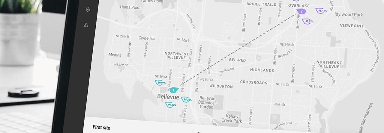 Computer with insights repository on screen